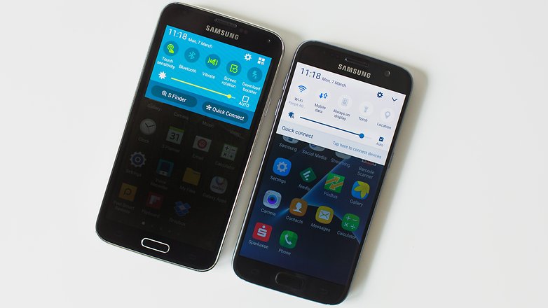 AndroidPIT Samsung galaxy s5 vs Samsung galaxy S7 8