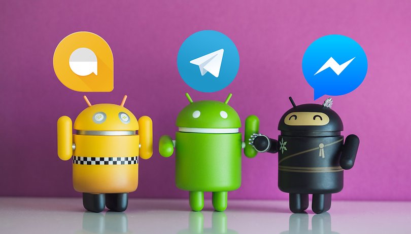 AndroidPIT android collectibles telegram vs messenger vs allo