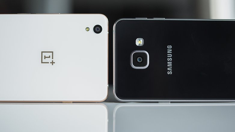AndroidPIT samsung galaxy a3 2016 vs oneplus x 7