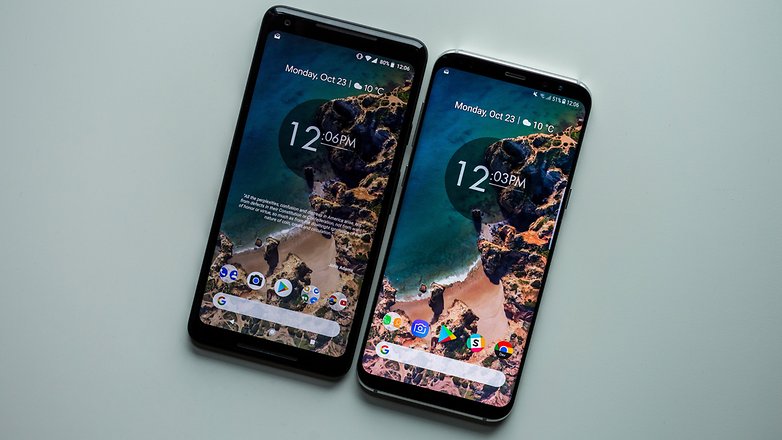 AndroidPIT pixel 2 xl display 1450