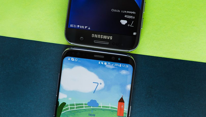 AndroidPIT Galaxy S8 vs Galaxy S7 comparison 2506