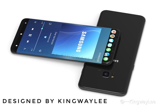 Designstudie Galaxy S8 von Kingway-Lee