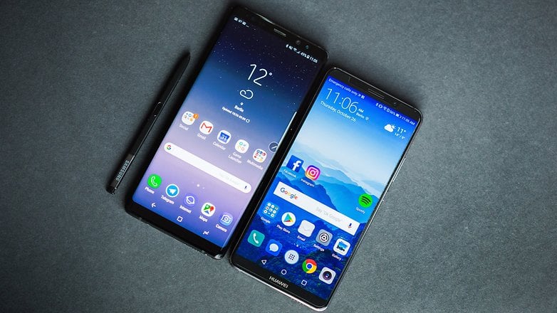 AndroidPIT galaxy note 8 vs huawei mate 10 pro 2439