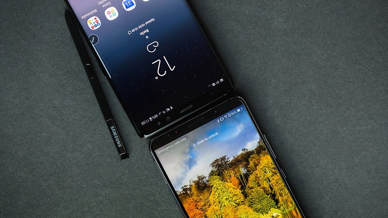 AndroidPIT galaxy note 8 vs huawei mate 10 pro 2442