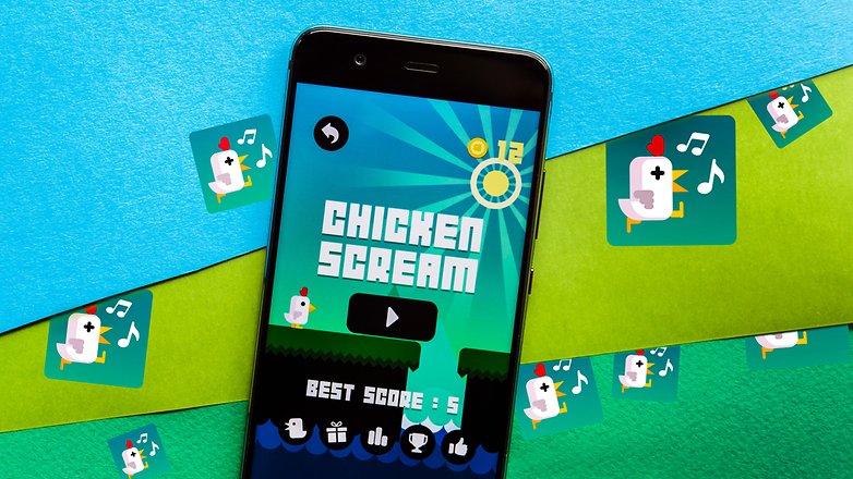 AndroidPIT chicken scream 2