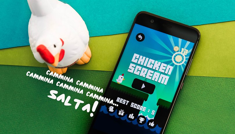 AndroidPIT chicken scream hero