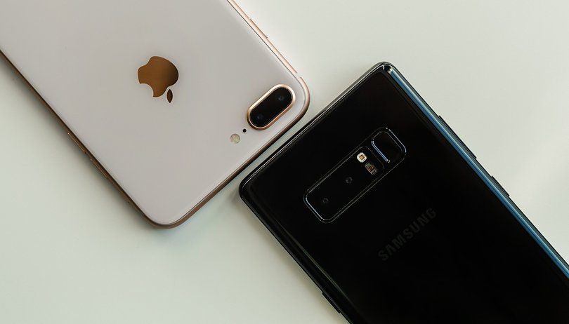 AndroidPIT iPhone 8 Plus vs Samsung Galaxy Note 8 3376