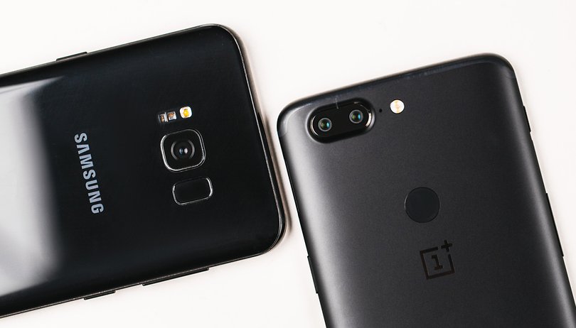 AndroidPIT oneplus 5t vs samsung galaxy s8 plus 6727