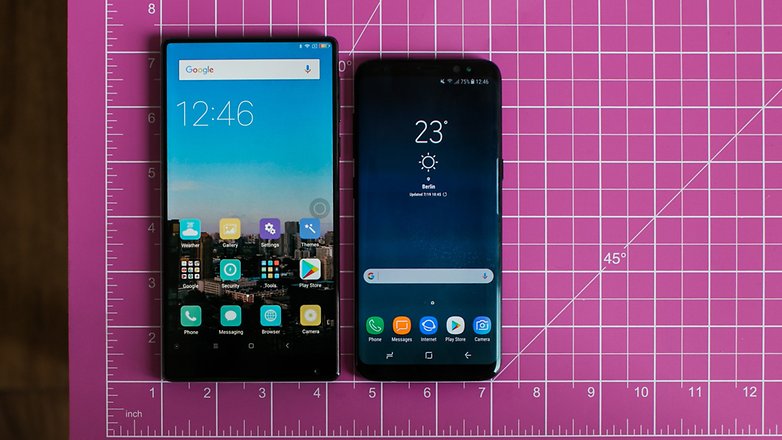 AndroidPIT samsung galaxy S8 vs xiaomi mi mix comparison 5602