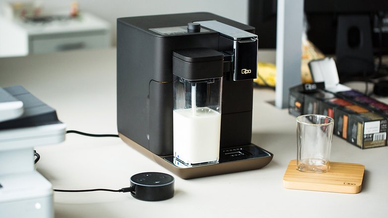 AndroidPIT Qbo coffee machine with Alexa 8909