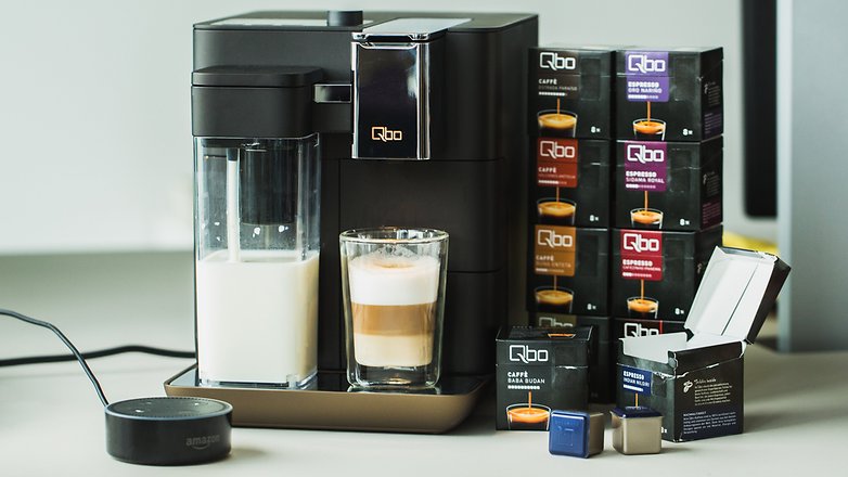 AndroidPIT Qbo coffee machine with Alexa 8969