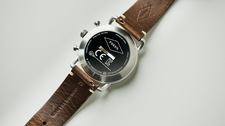 AndroidPIT Fossil q hybrid smartwatch 8727