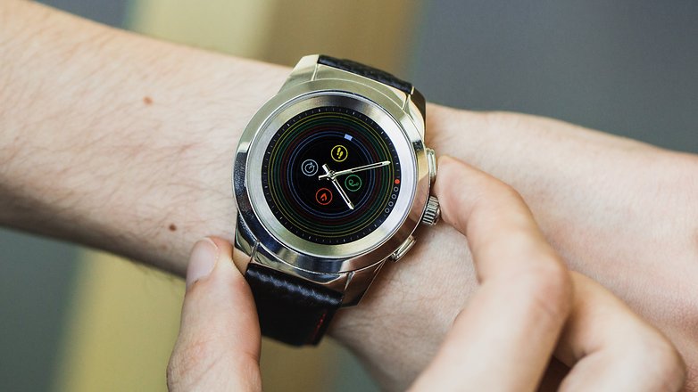 AndroidPIT mykronoz zetime smartwatch hybrid watch 4944