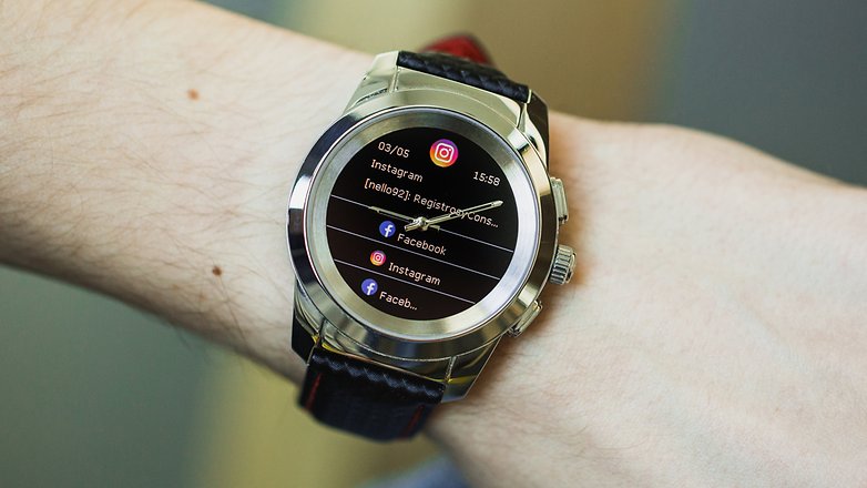 AndroidPIT mykronoz zetime smartwatch hybrid watch 4954