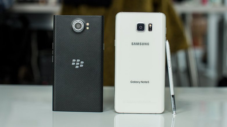 BlackBerry Priv vs Samsung Galaxy Note 5 2