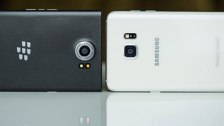 BlackBerry Priv vs Samsung Galaxy Note 5 4