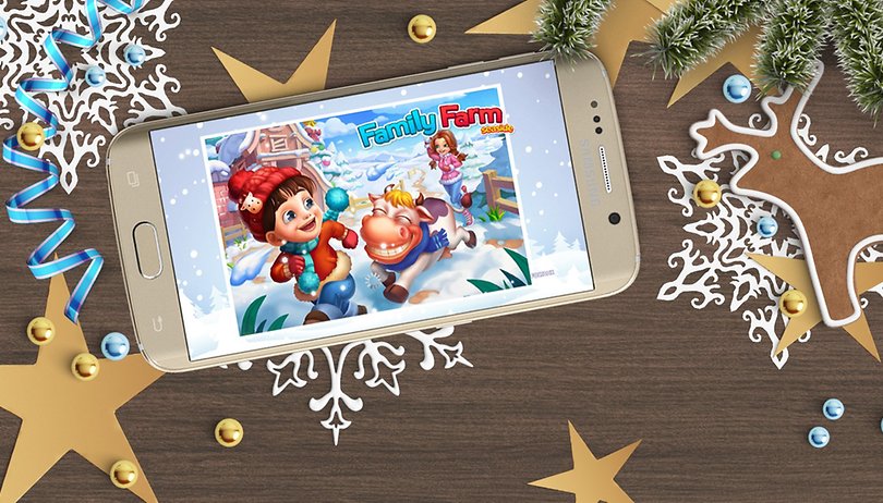 Samsung Galaxy S6 edge Happy Christmas FAMILY FARM