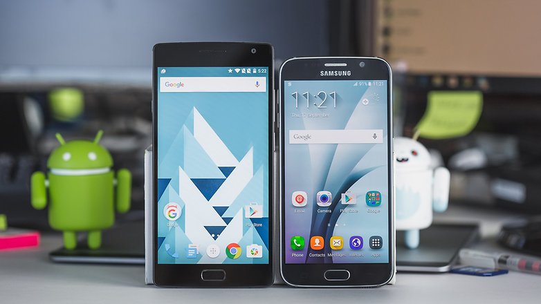 androidpit samsung Galaxy S6 vs OnePlus 2