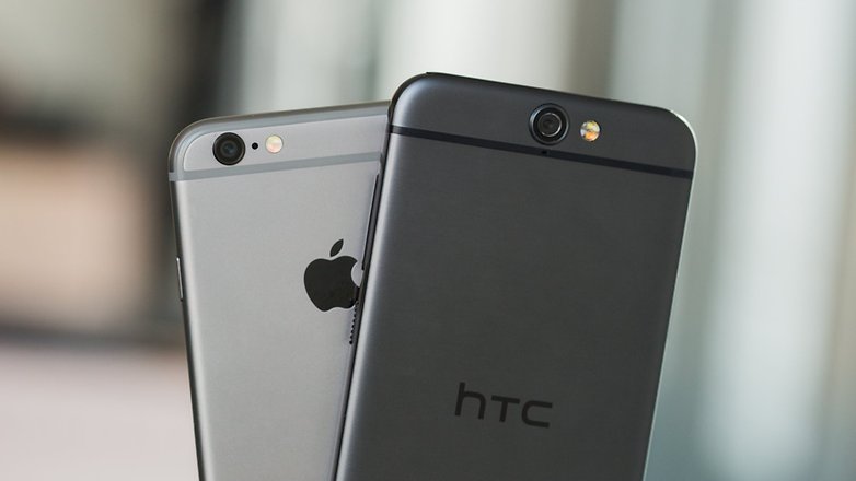 androidpit htc one a9 vs iPhone 6 2