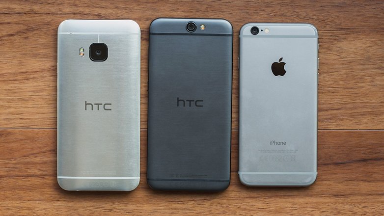 androidpit htc one a9 vs iPhone 6 4