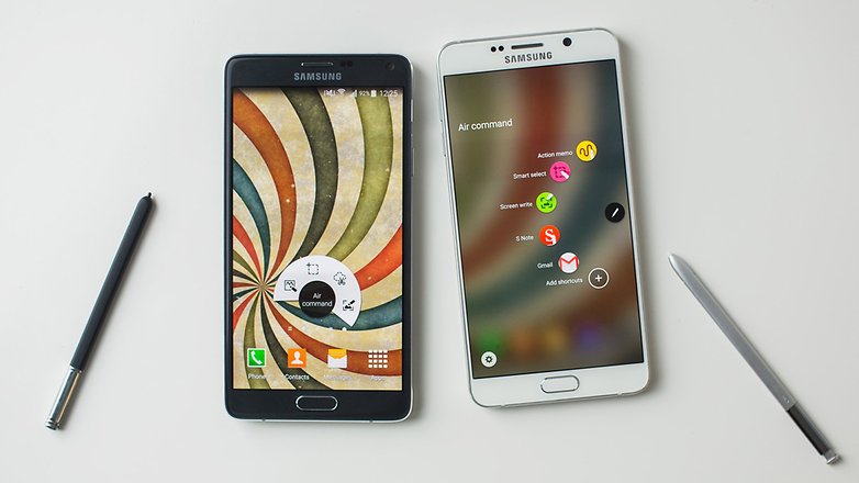 androidpit samsung Note4 vs Note5 19