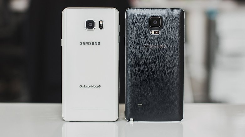 androidpit samsung Note4 vs Note5 2