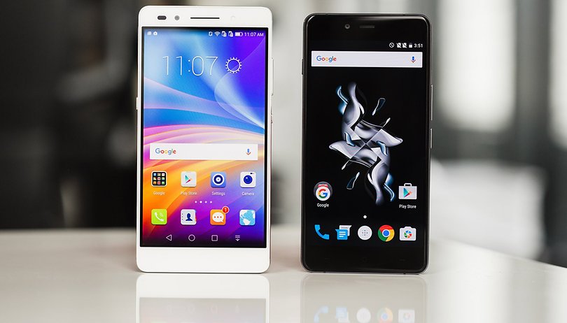 AndroidPIT OnePlus X vs Honor 7 9