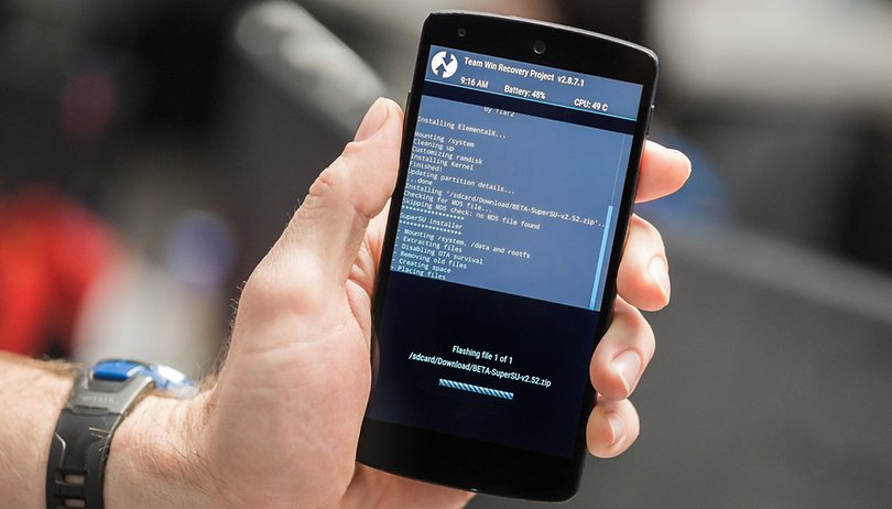 AndroidPIT Nexus 5 TWRP flashing