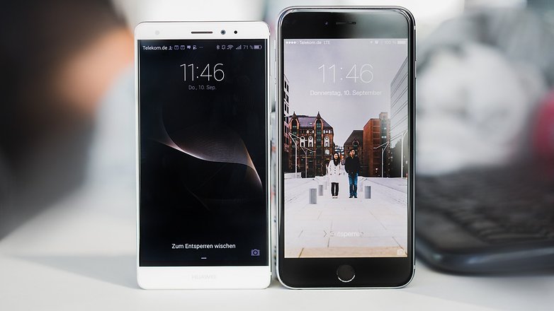 androidpit Huawei Mate S vs iPhone 6 Plus 3