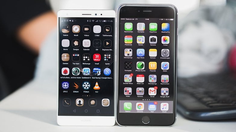androidpit Huawei Mate S vs iPhone 6 Plus 8
