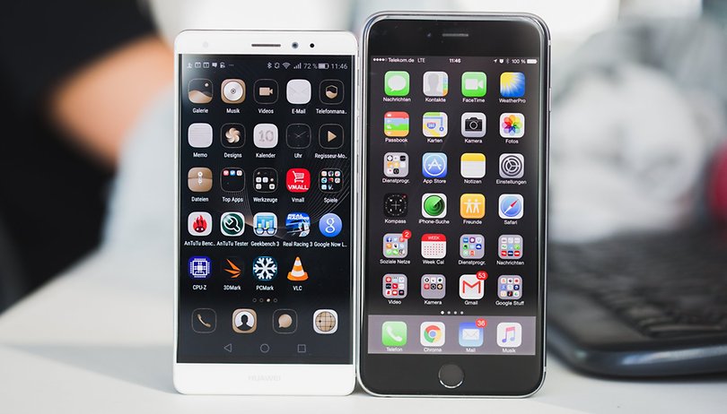 androidpit Huawei Mate S vs iPhone 6 Plus 8