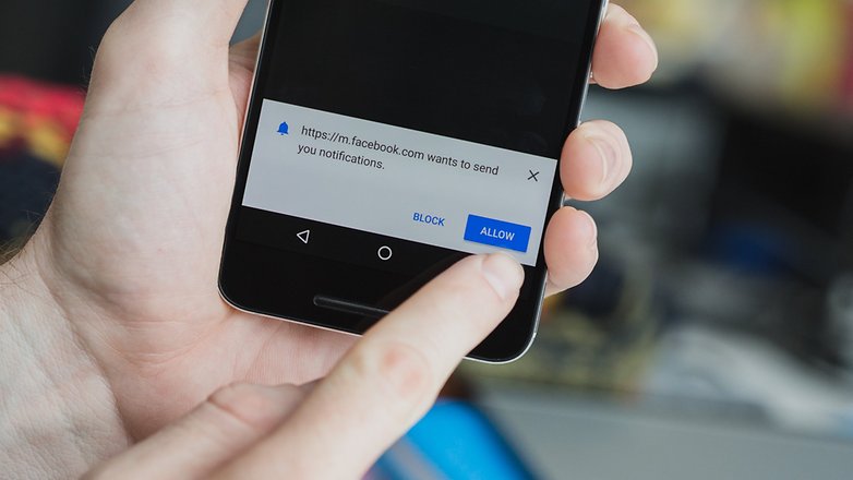 AndroidPIT allow Facebook notifications in Chrome browser