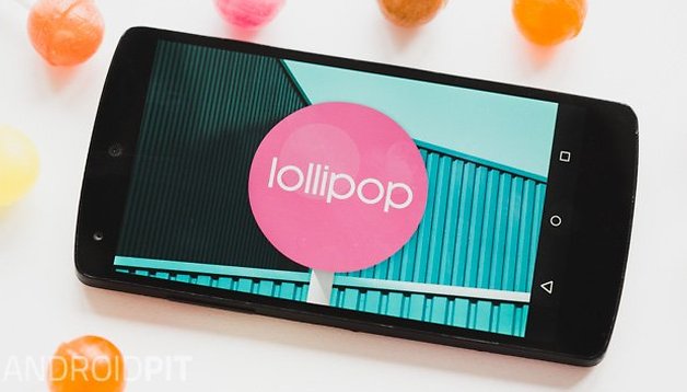 Android L lollipop interface pink lol