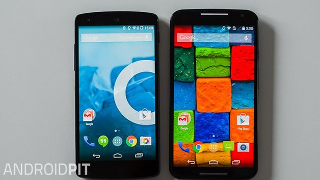 MotoX vs Nexus5 interface deutch 3