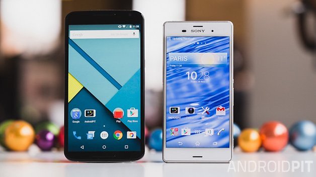 Nexus6 vs Sony Xperia Z3 1
