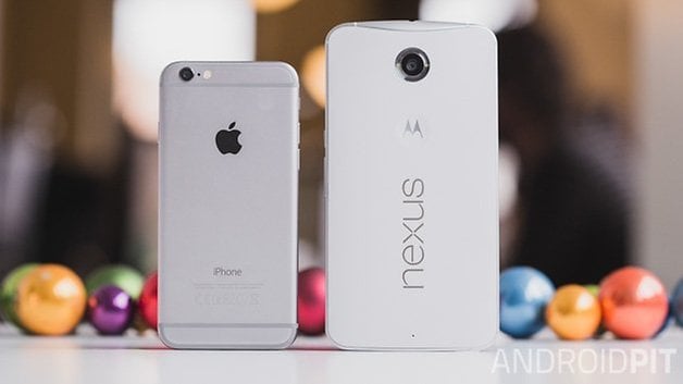 Nexus6 vs iPhone6 1