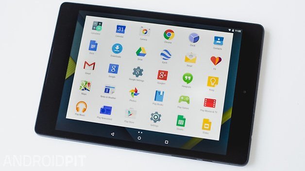 Nexus 9 2014 ANDROIDPIT menu