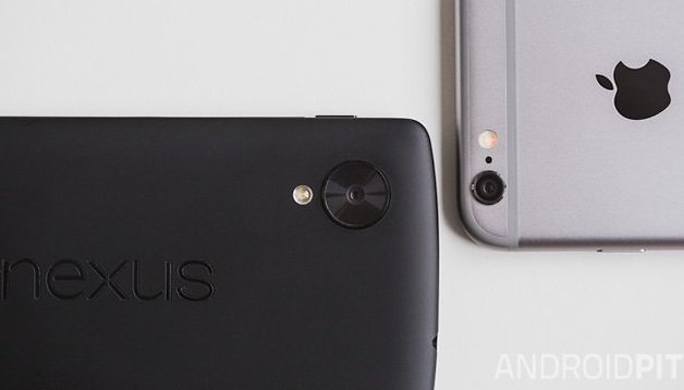 Nexus5 vs iPhone6 3