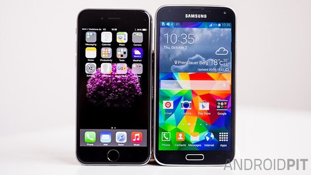 Samsung galaxy S5 vs iPhone6