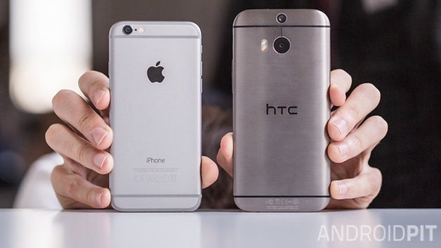 HTC One M8 vs iPhone6 1