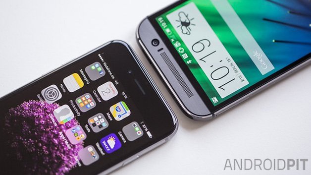 HTC One M8 vs iPhone6 3
