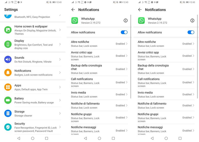 android10 notifications