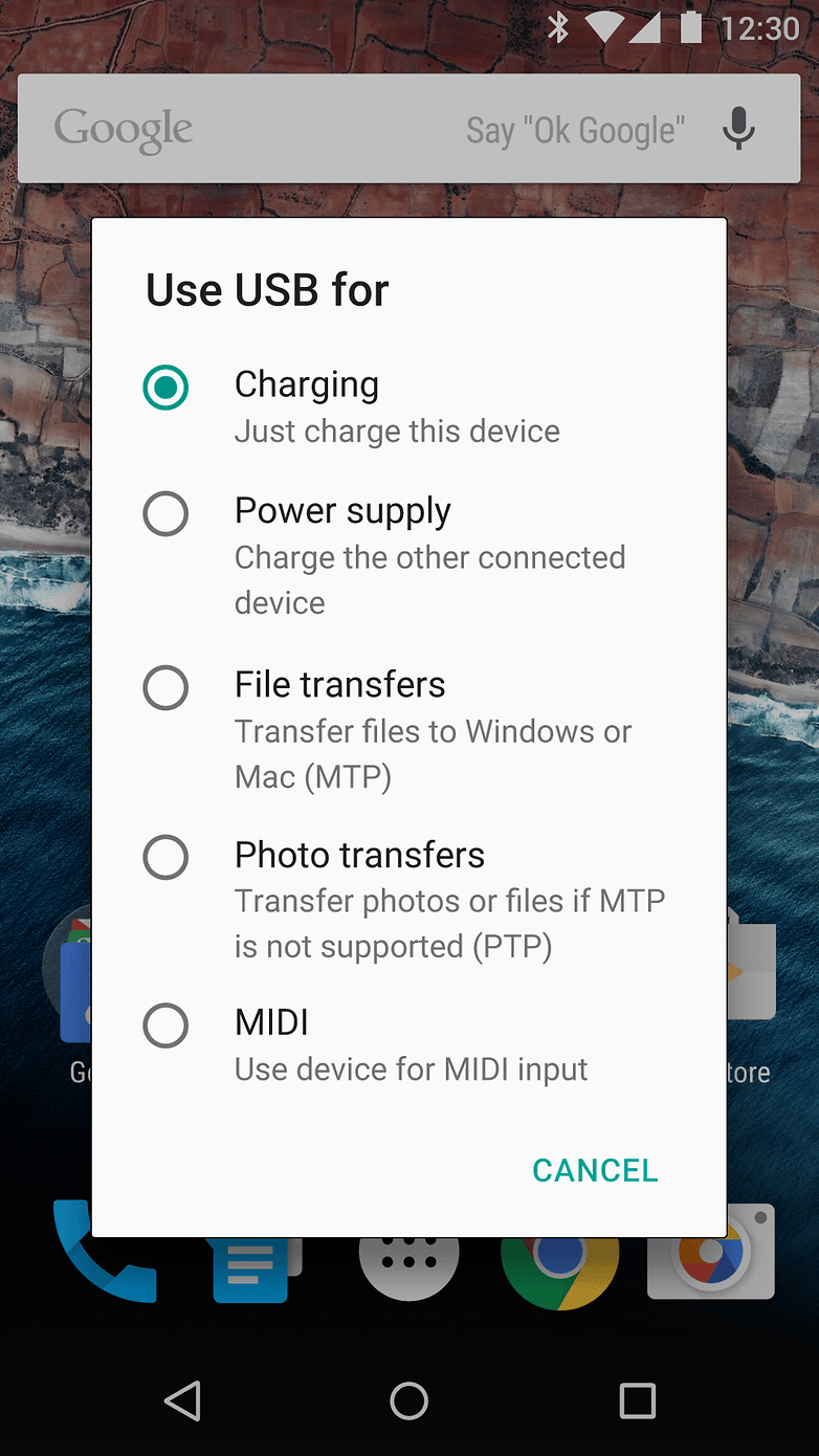 android m gestion usb image 00