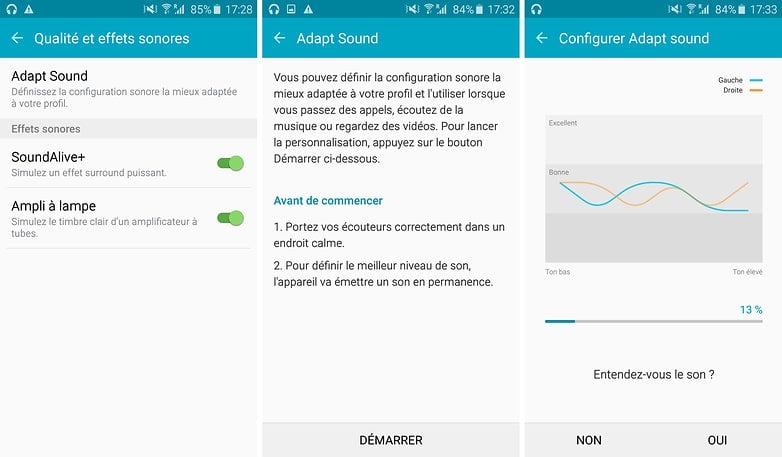 android samsung galaxy s6 edge qualite sonore modes 01