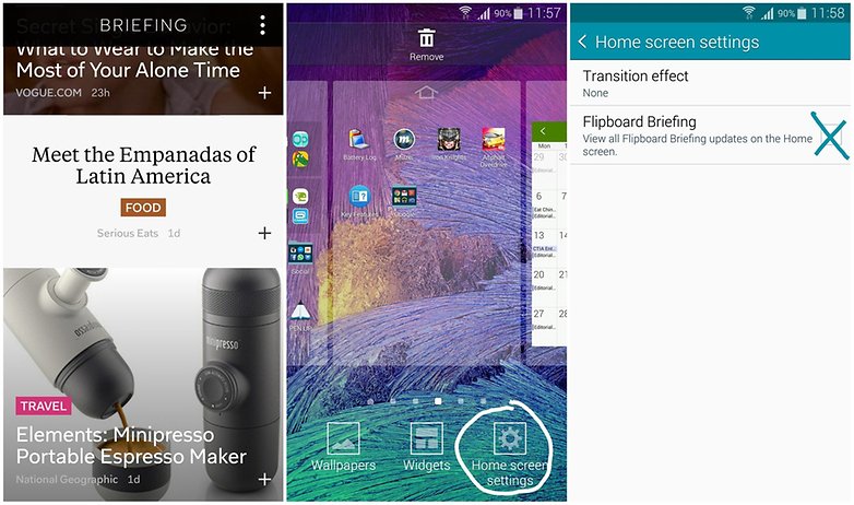 comment desactiver tiroir lateral flipboard samsung galaxy android 5 1 lollipop image 00
