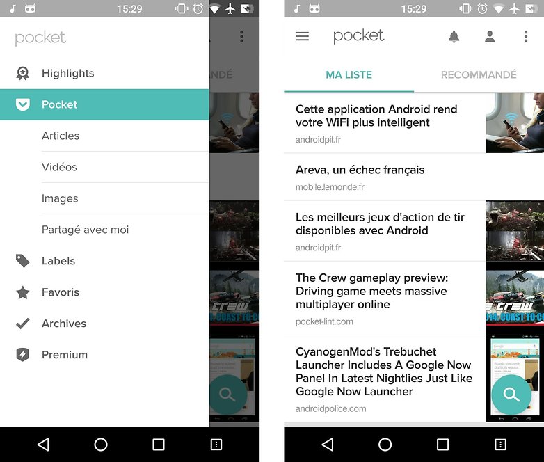 comment enregistrer pages web hors connexion android pocket sauvegarde hors ligne images 00