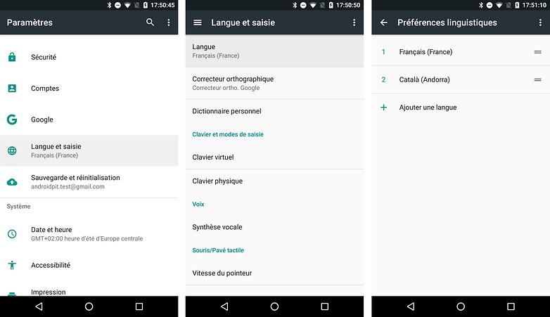 fonctions cachees android n plusieurs langues images 01