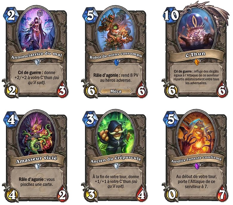 installer hearthstone smartphone android cartes les murmures des dieux tres anciens image 0