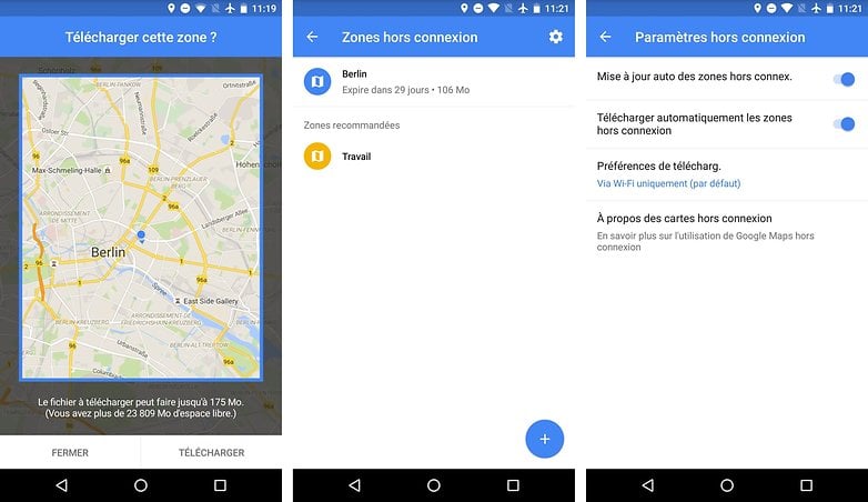 meilleurs trucs astuces google maps android enregistrer memoriser cartes hors ligne mode deconnecte images 00