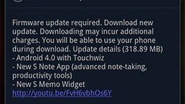 A atualização ICS do Samsung Galaxy Note começa agora